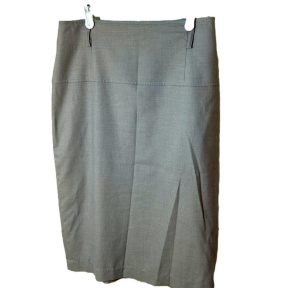 Melanie Lyne Pencil Skirt Gray Size 8 Vintage - Picture 2 of 3